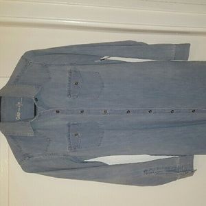 ***SOLD**** Gap denim shirt dress.