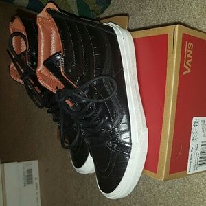 Vans croc high tops