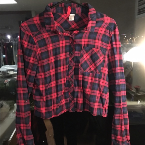 CROP TOP FLANNEL