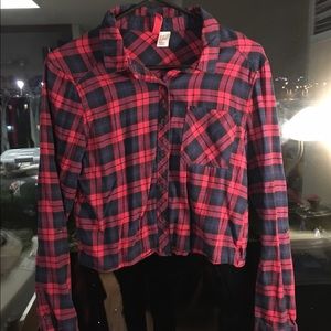 CROP TOP FLANNEL