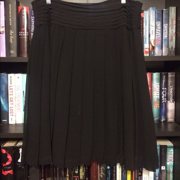 Black professional fanned skirt