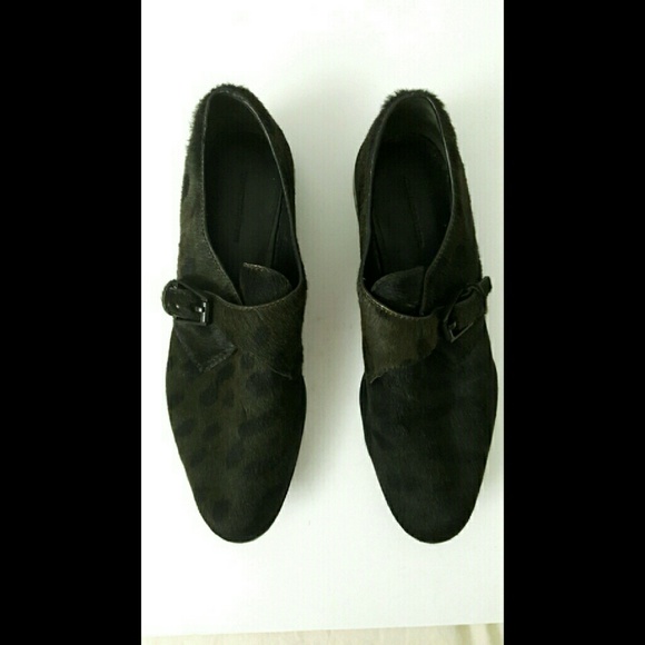 Alexander Wang - Calf Hair Buckle Flats