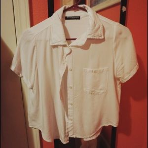 White Brandy Melville Button-Up