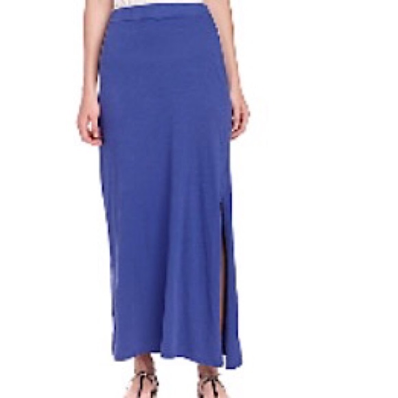 NWT Michael Stars Side Slit Maxi Skirt