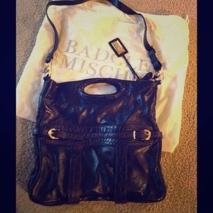 Large black Badgley Mischka