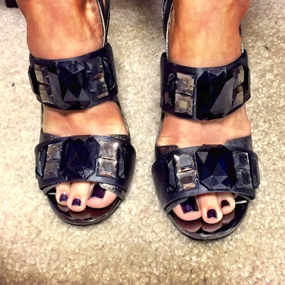 Rare Tory Burch Jeweled Heels - Picture 2 of 4