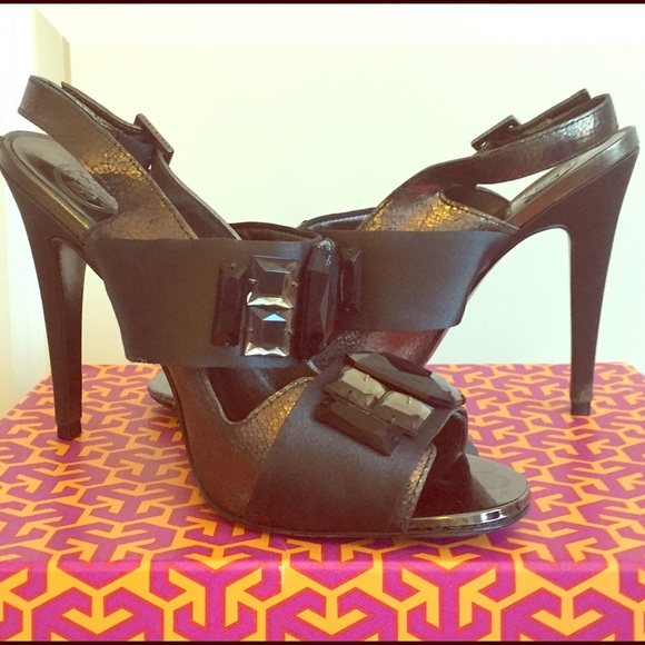 Rare Tory Burch Jeweled Heels - Picture 1 of 4