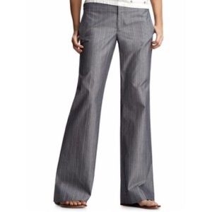 Gap low-rise pinstripe dress trousers size 10 new