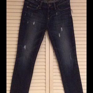 PAIGE SKYLINE SKINNY JEANS DISTRESSED SIZE 26