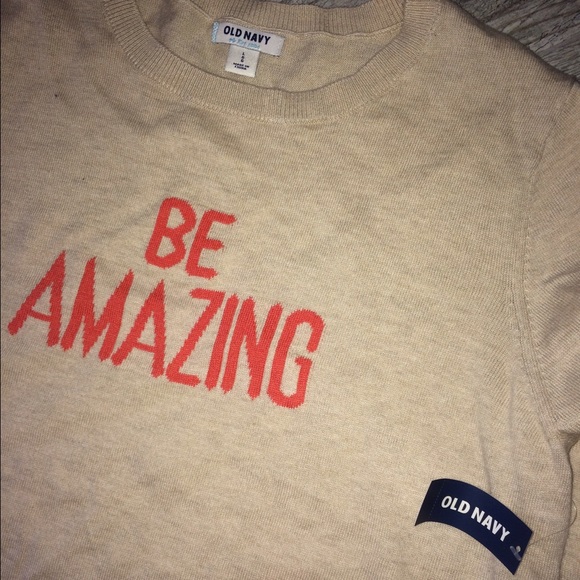 Cream Be Amazing Sweater