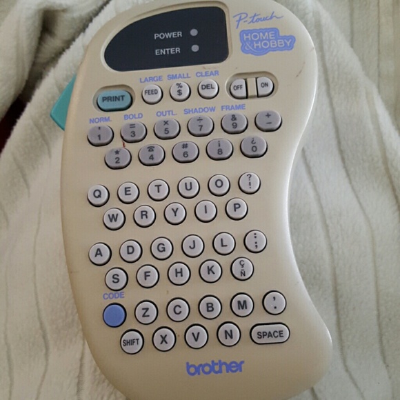Brother p-touch home and lobby word laminator tape