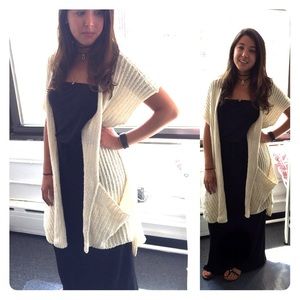 FREE PEOPLE SLOPPY POCKET CARDIGAN