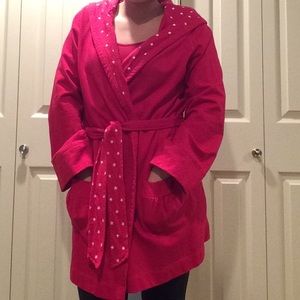 Cozy red robe