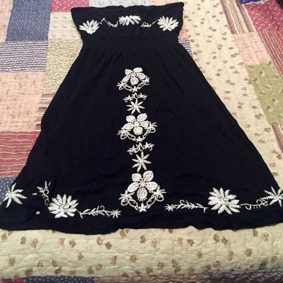 Body central strapless dress