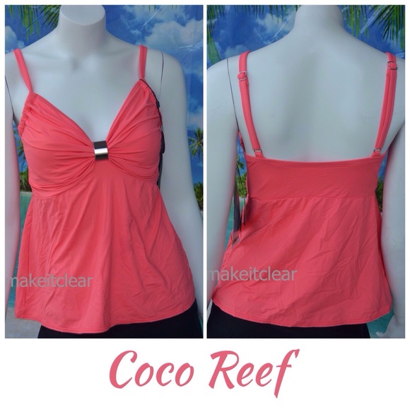 $10 SWIM BUNDLE SALE!  NEW COCO REEF tankini top - Picture 2 of 4