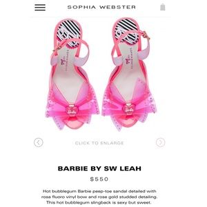 🎈SOLD🎈 Sophia Webster Barbie Leah Shoes