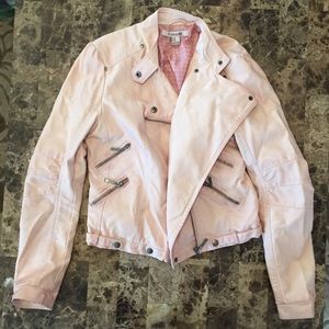 Blush Moto Jacket, Size M