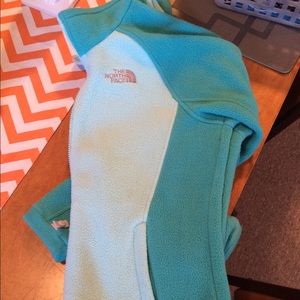 Aqua/Turquiose Fleece North Face