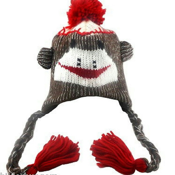 Sock Monkey Winter Beanie