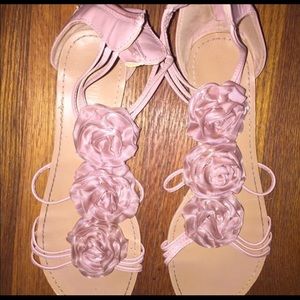 Pink Floral Gladiators