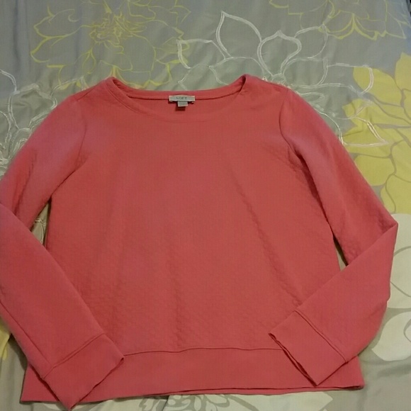 Loft cozy coral sweatshirt