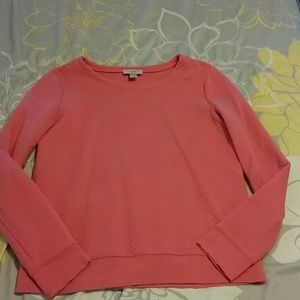 Loft cozy coral sweatshirt