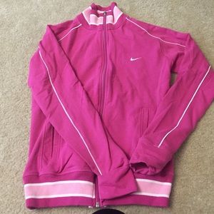 Two tone pink Nike dry fit jacket