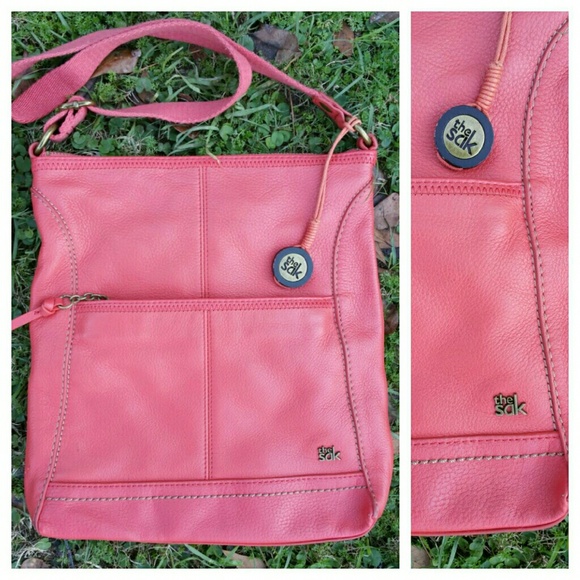 The Sak Handbags - THE SAK Coral Leather Crossbody Shoulder Bag