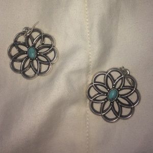 Silver Lucky Brand Earrings