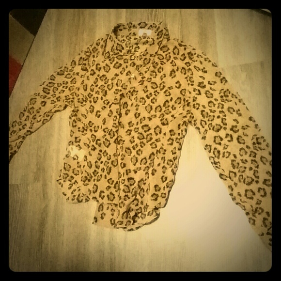 Lei cheetah print Blouse
