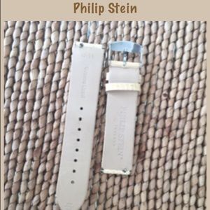 Genuine lizard tan Philip Stein watch band. 20mm