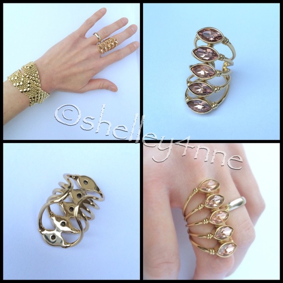 Gold & Vintage Rose Giza Ring