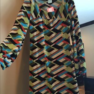Fun multicolor dress/tunic.  New with tags.