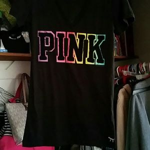 PINK vcut shirt