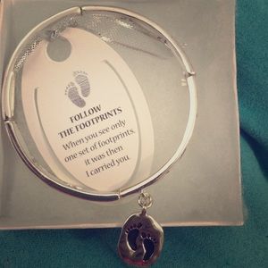 BRAND NEW FOOTPRINTS BRACELET!