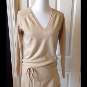 Oatmeal colored sweater dress Oatmeal colored sweater dress