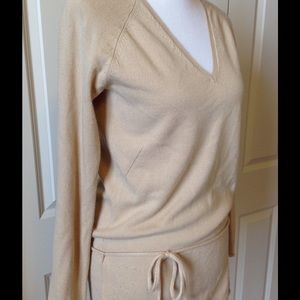 Oatmeal colored sweater dress Oatmeal colored sweater dress