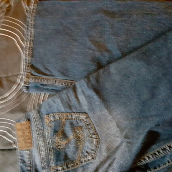 Silver jeans