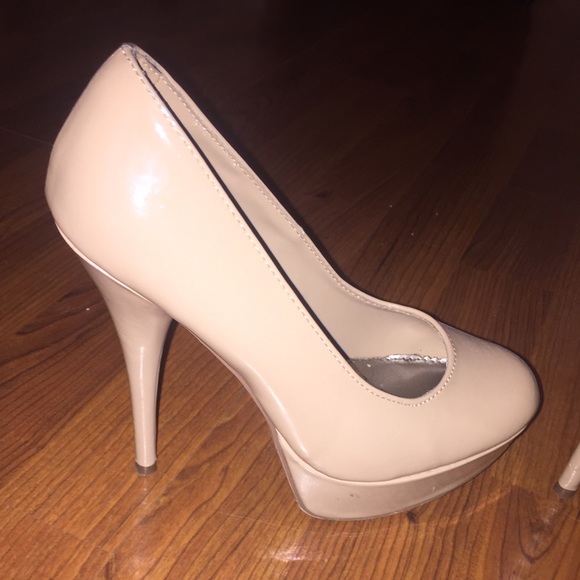 Nude high heels