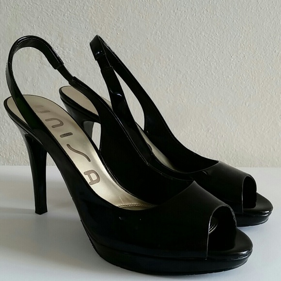 UNISA UNDAVINA Black slingbacks