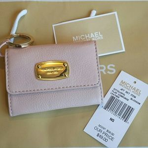 New Michael Kors Flap coin purse Blossom