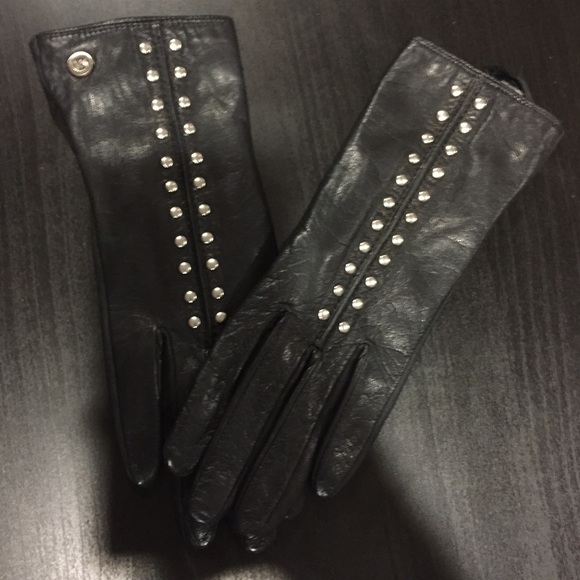 Michael Kors studded gloves