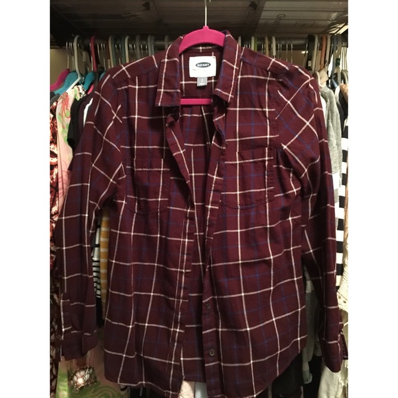 Plaid button down sold