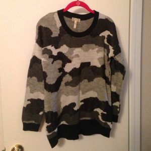 Camo sweater