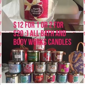 3-Wick Bath and Body works Candle NEW