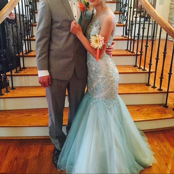 Light Blue Prom Dress