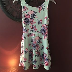 Blue flowery dress!