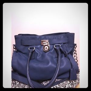 Michael Kors Hamilton Leather Satchel