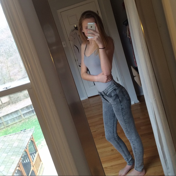 50% OFF Grey wash H&M skinny jeans