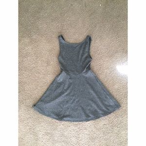 H&M Grey Backless Dress.
